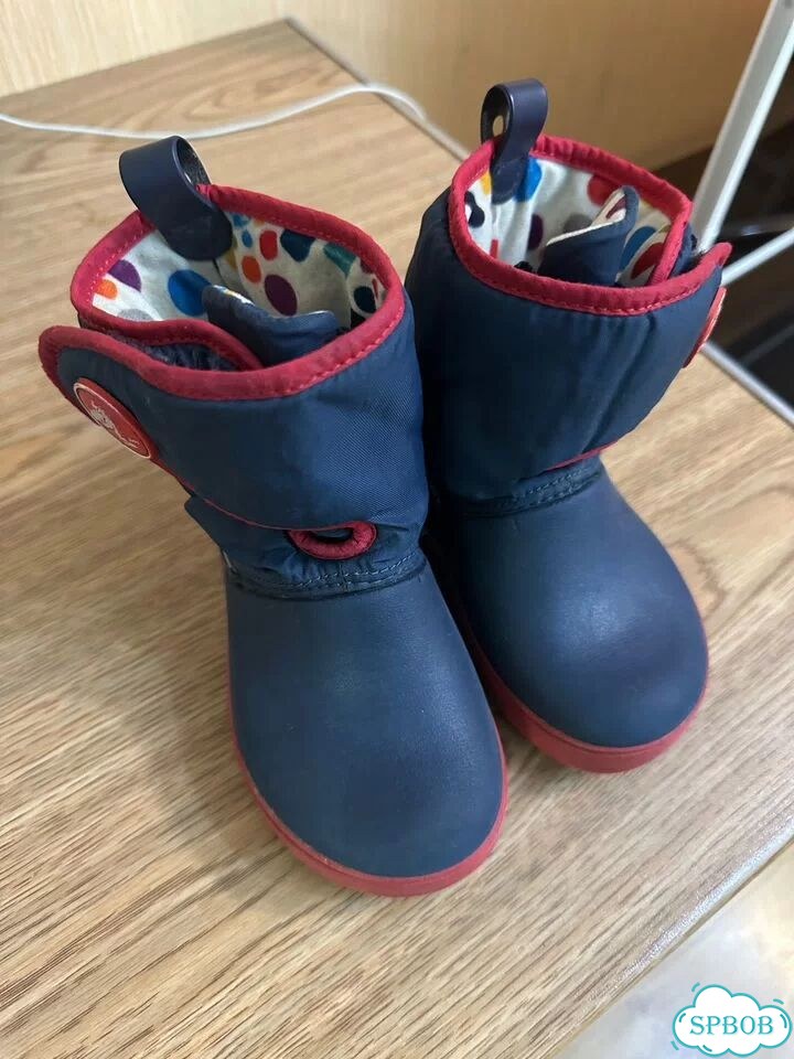 Резиновые сапоги crocs c9 фото 1