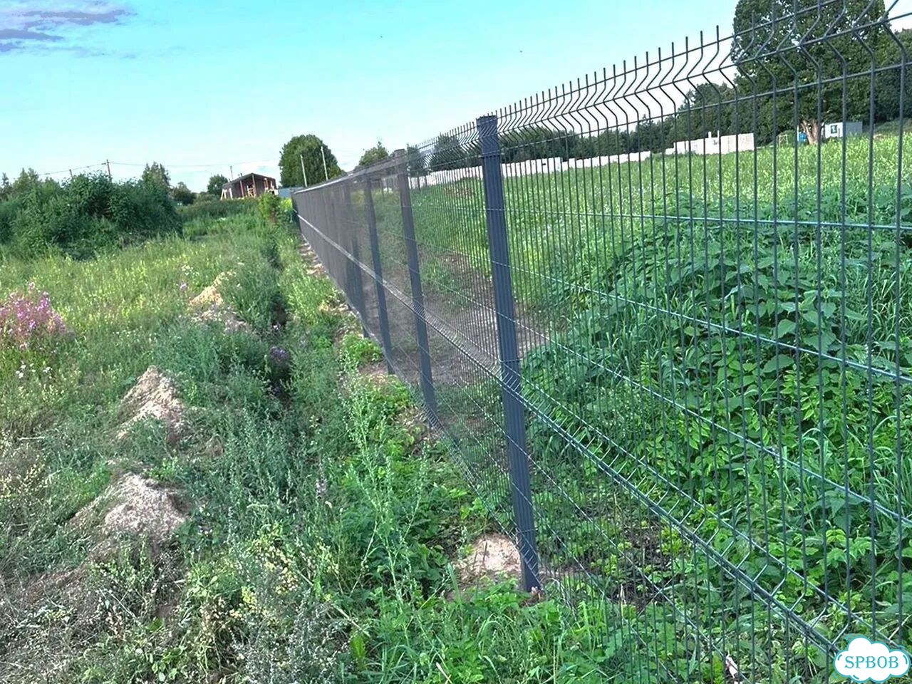 Забор из сетки 3Д гиттер с установкой и доставкой фото 8