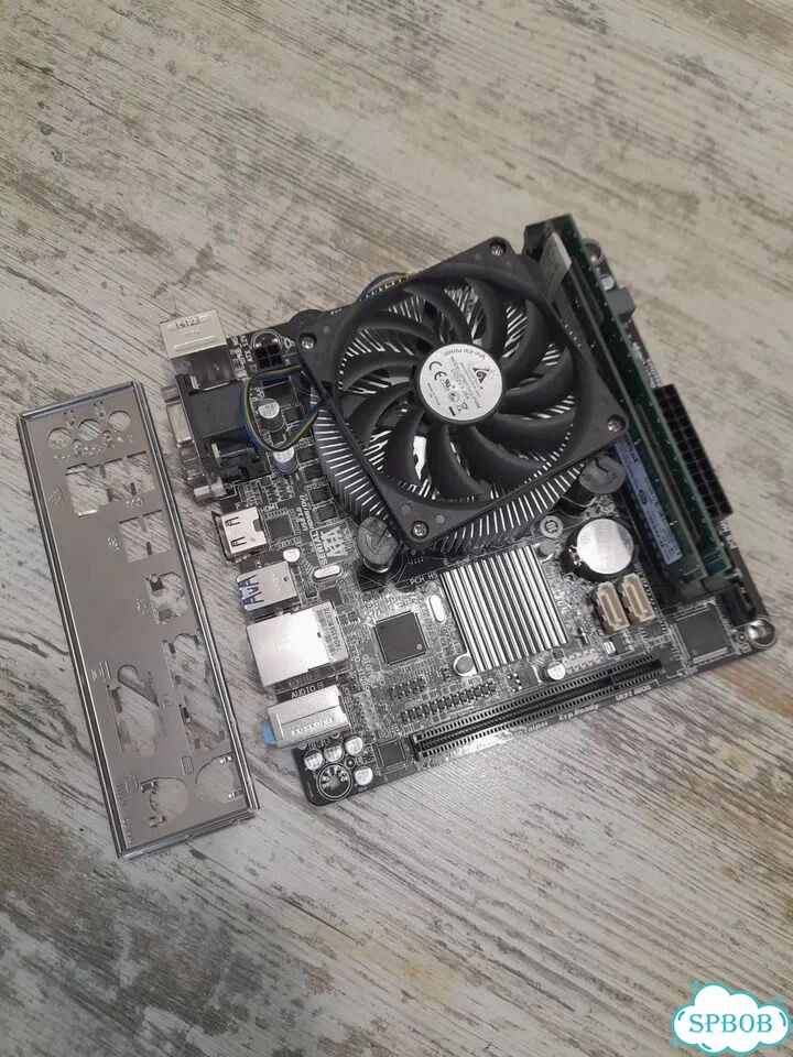 Комплект mini itx GA-H81N-D2H фото 1