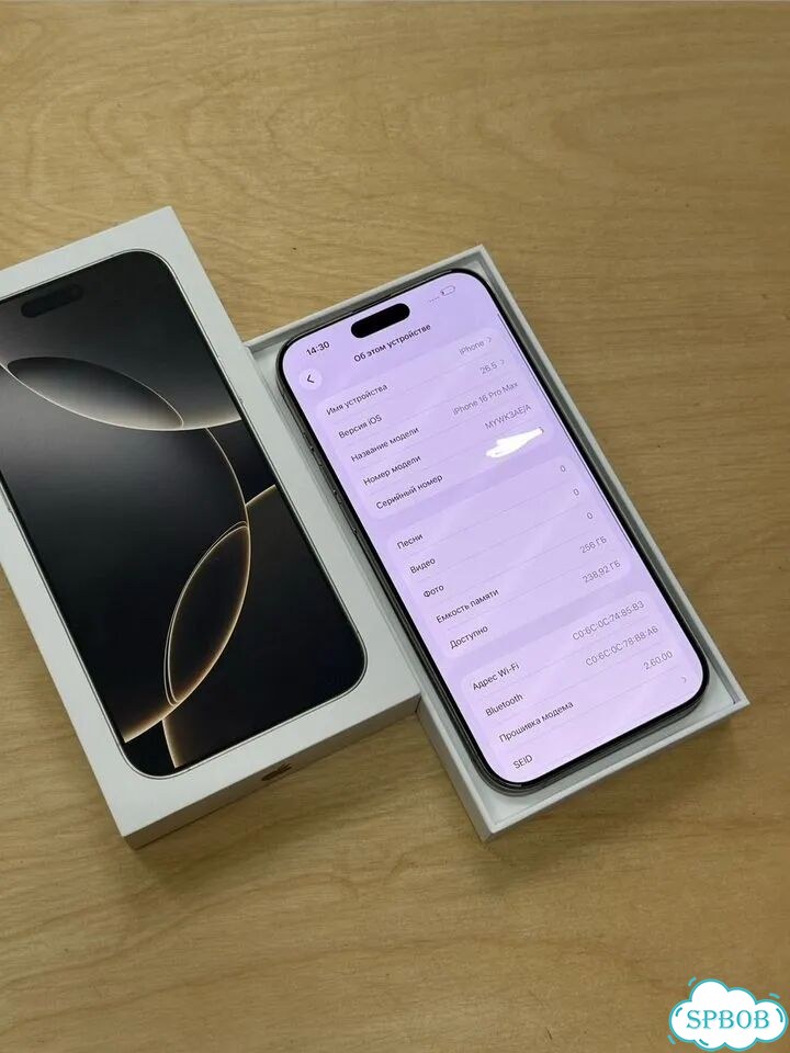 iPhone 16 Pro Max, 256 ГБ, SIM + eSIM фото 2