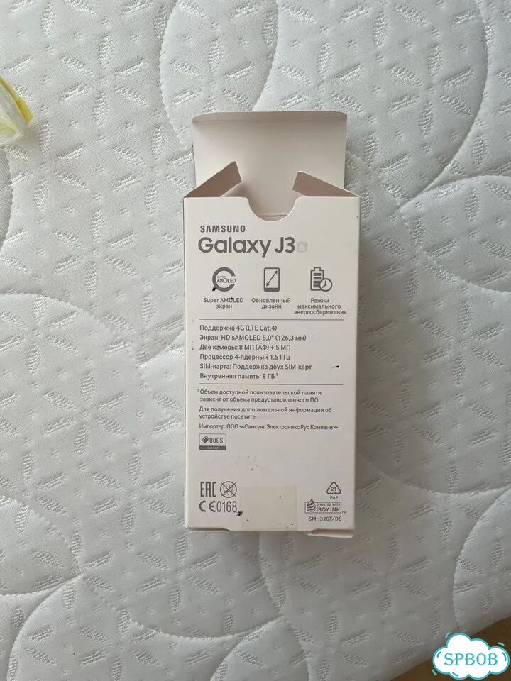 Samsung Galaxy J3 (2016) SM-J320F/DS, 8 ГБ, 2 SIM фото 4