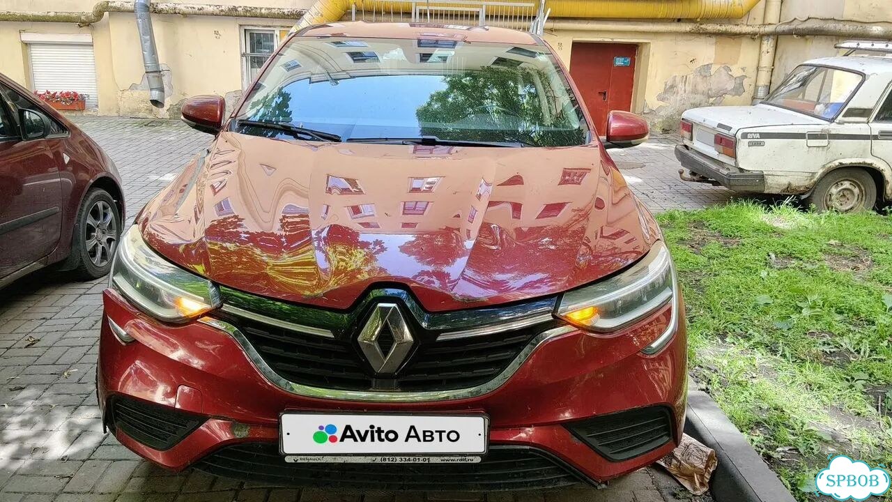 Renault Arkana 1.6 CVT, 2020, битый, 100 000 км фото 1