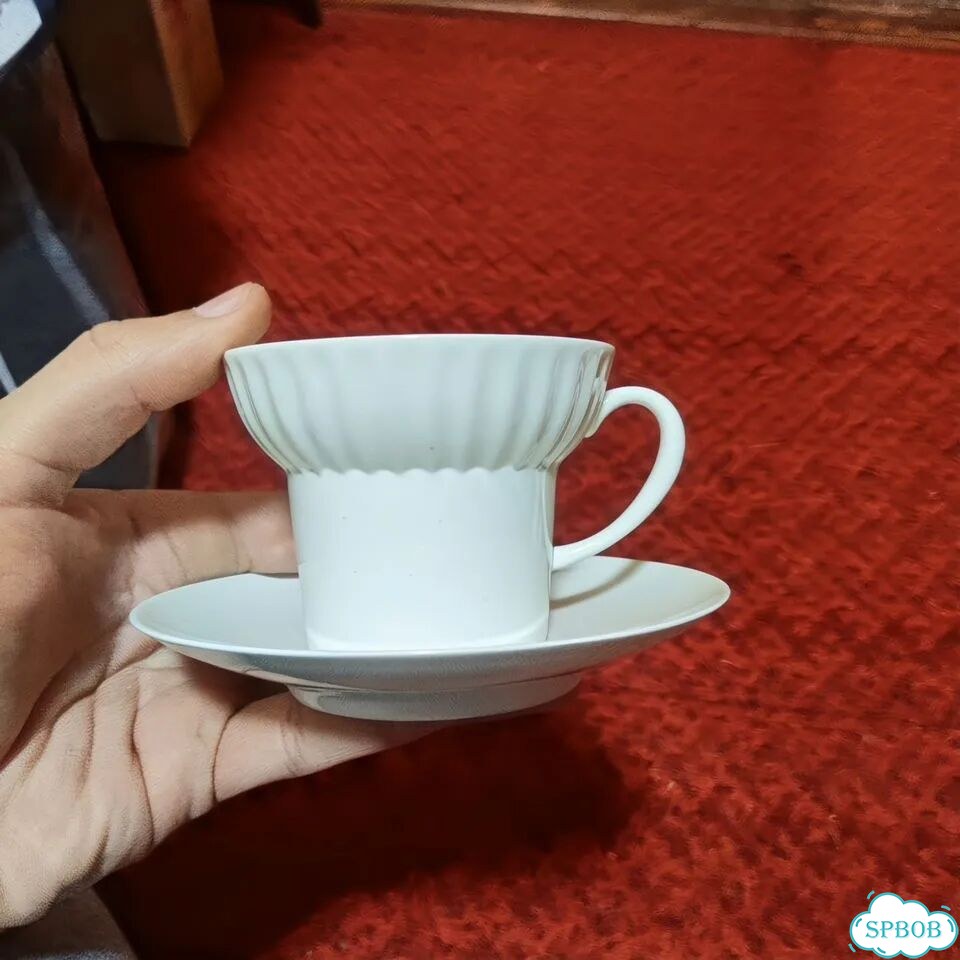 Фарфоровая кофейная пара фото 1