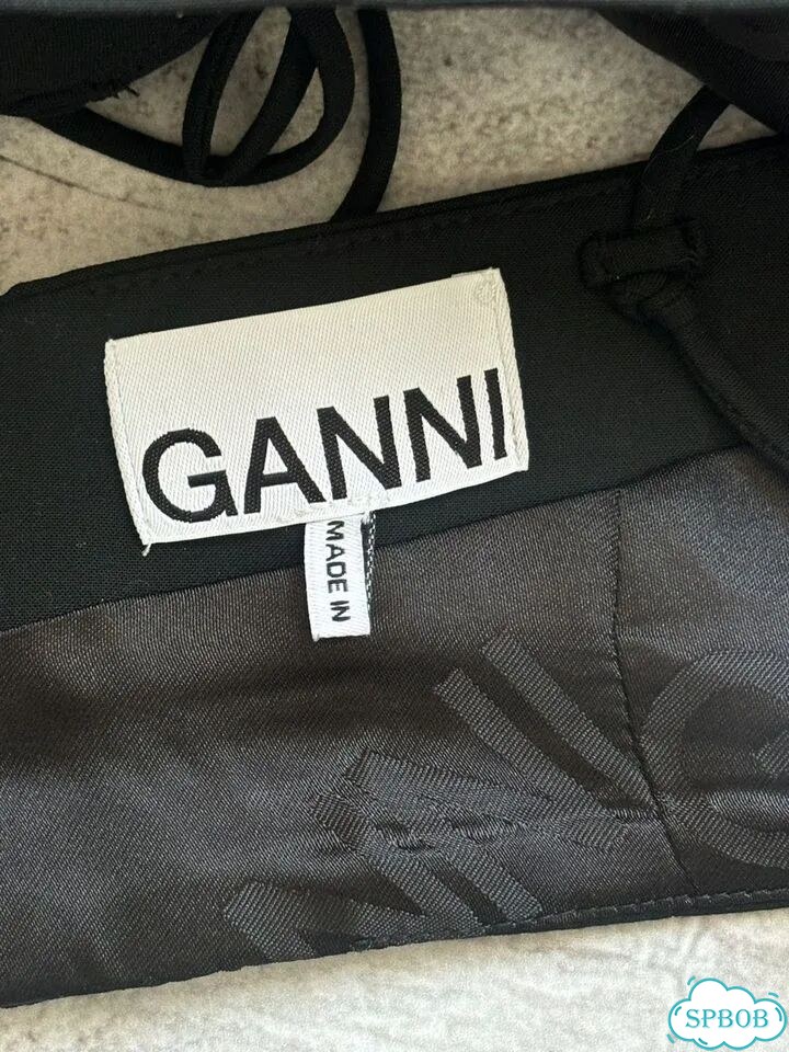 Топ с бантами ganni оригинал фото 7