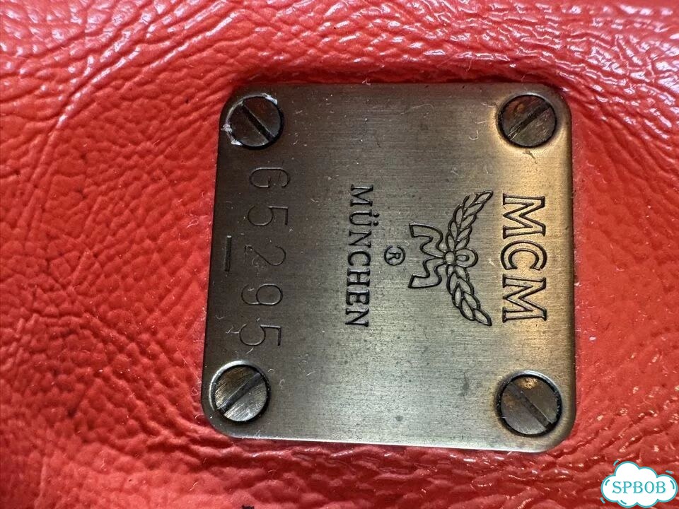 Cумка винтаж MCM Orange Patent Leather фото 5
