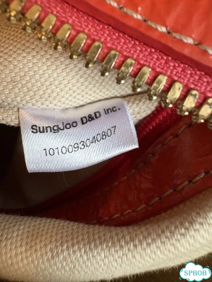 Cумка винтаж MCM Orange Patent Leather фото 7