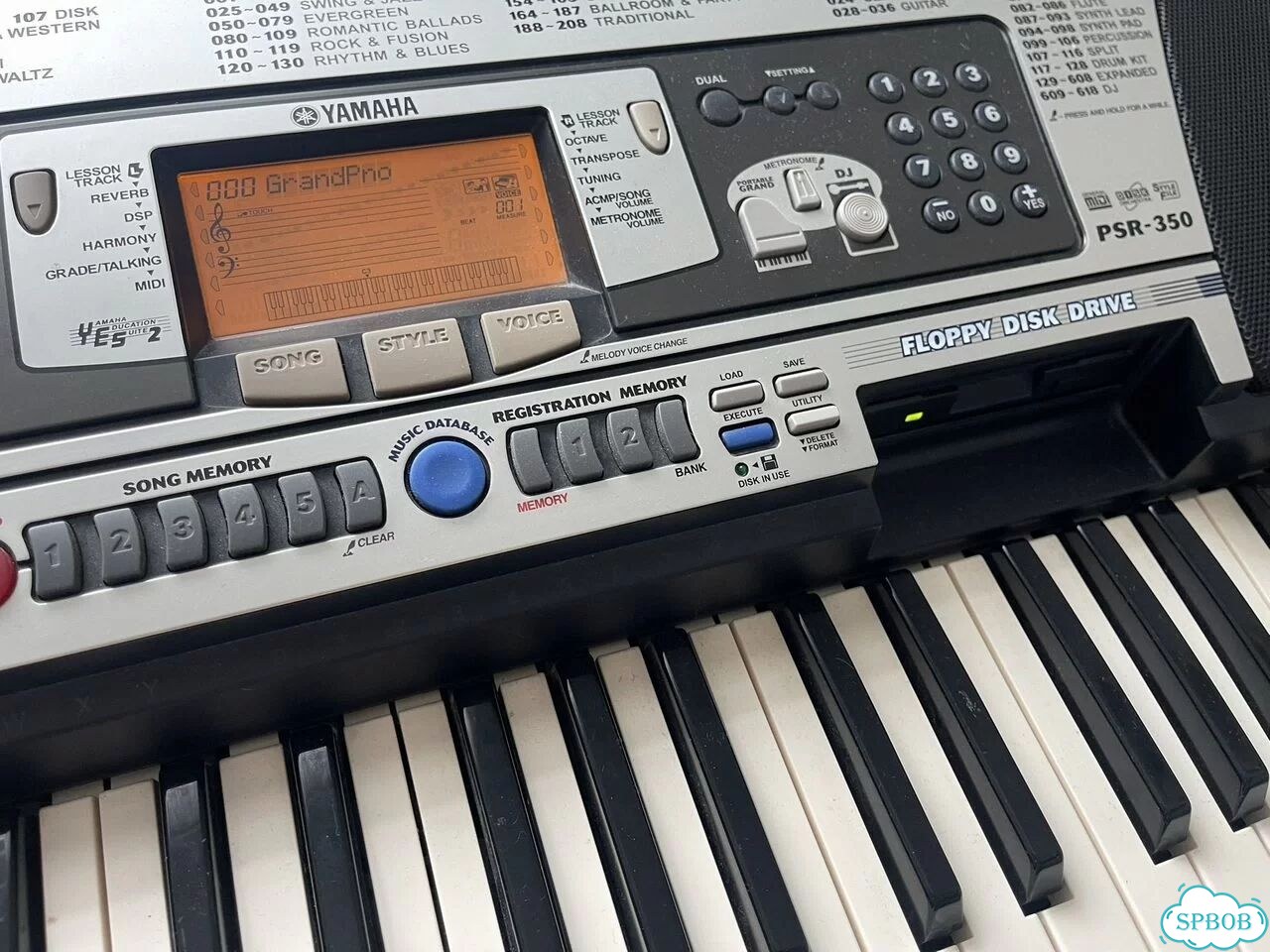 Синтезатор yamaha PSR-350 фото 2