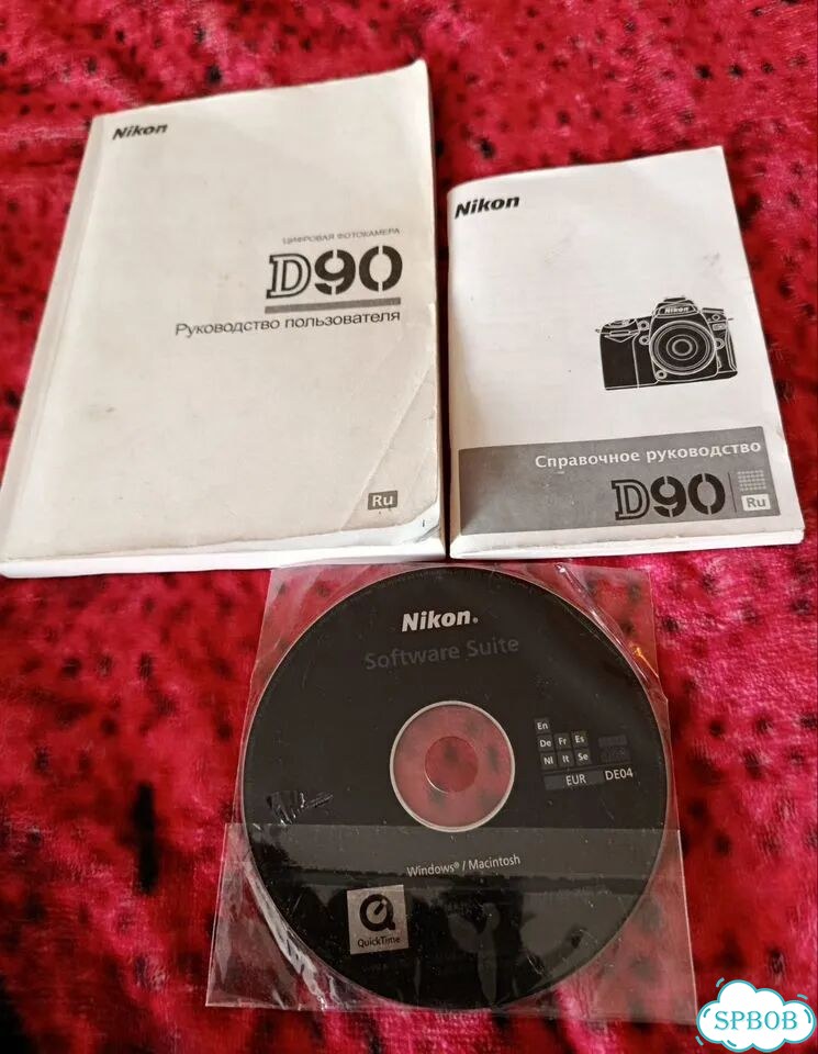 Nikon D90 руководство + диск фото 1