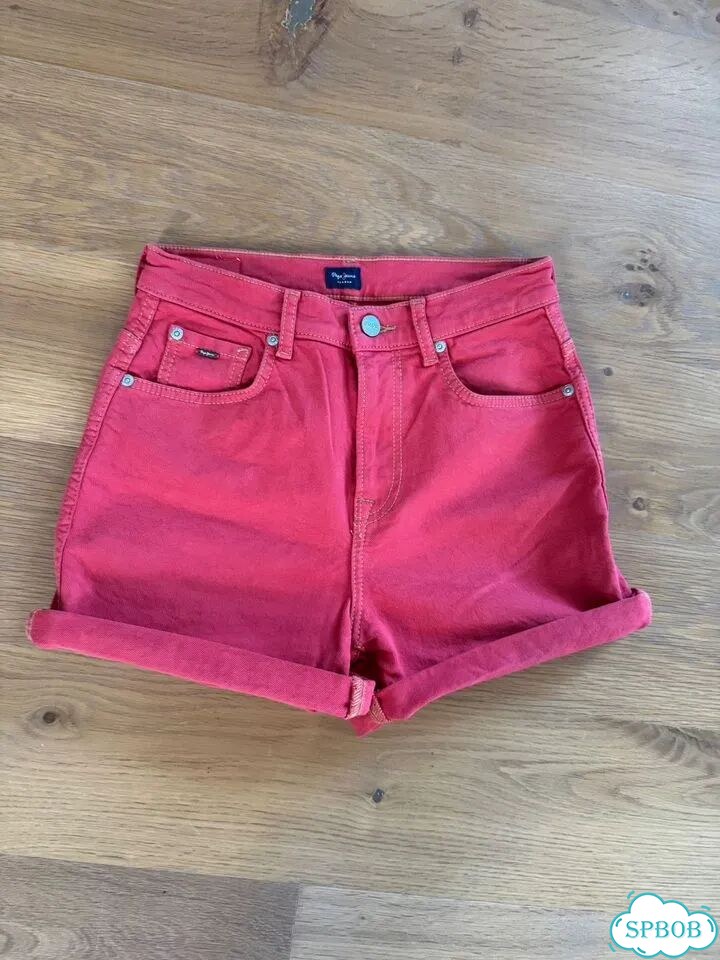 Шорты красные Pepe jeans фото 1