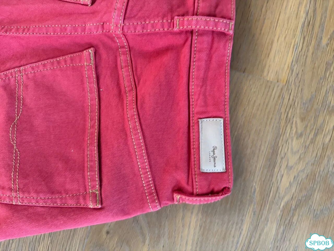 Шорты красные Pepe jeans фото 4