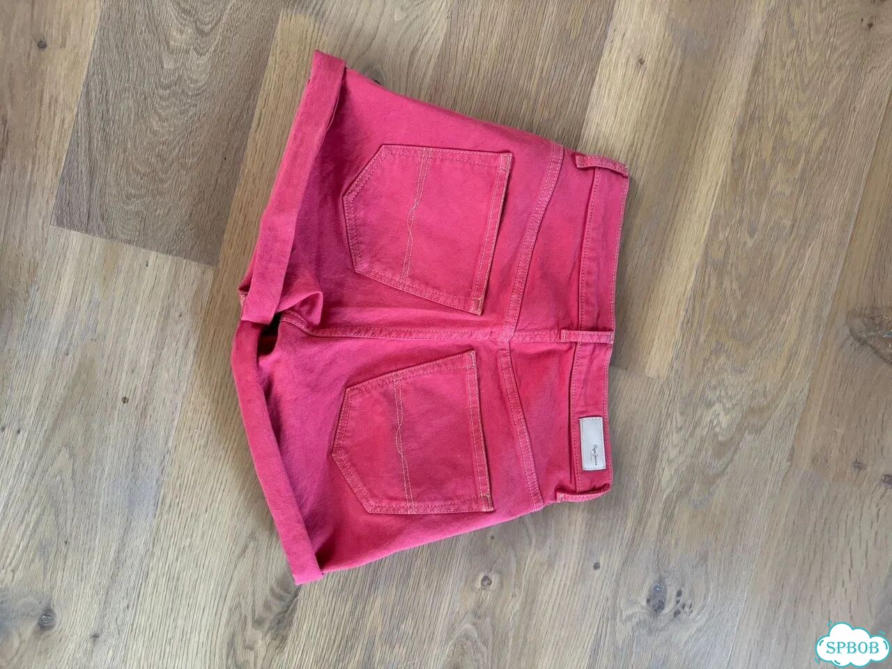 Шорты красные Pepe jeans фото 5