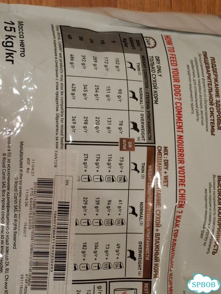 Сухой корм для собак Royal Canin Gastrointestinal фото 3
