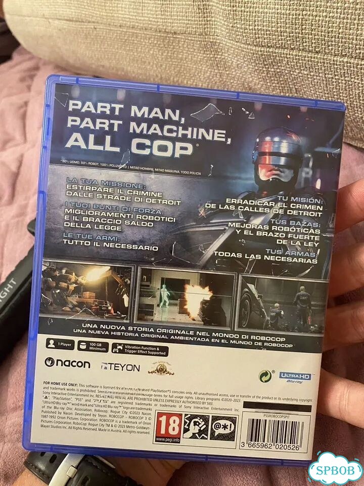 Robocop rogue city ps5 Русские субтитры фото 3