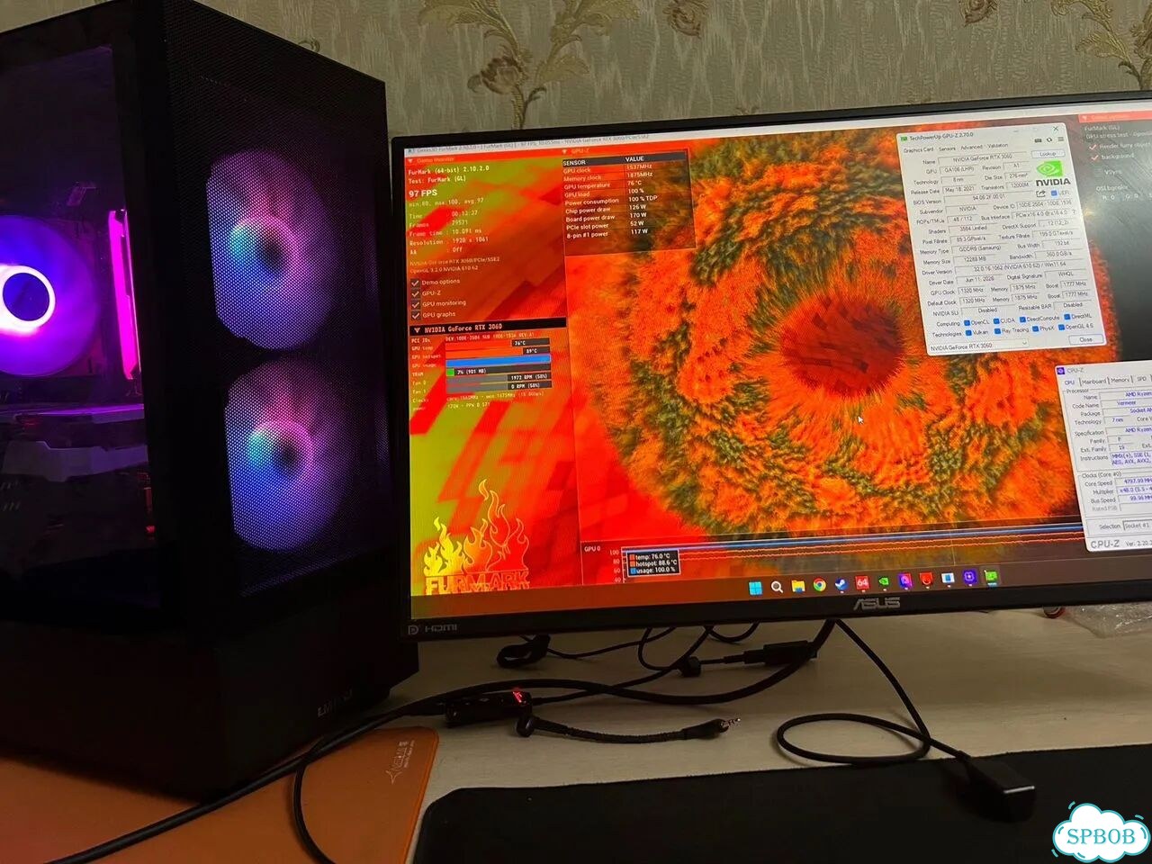 Nvidia rtx 3060 12gb white фото 3