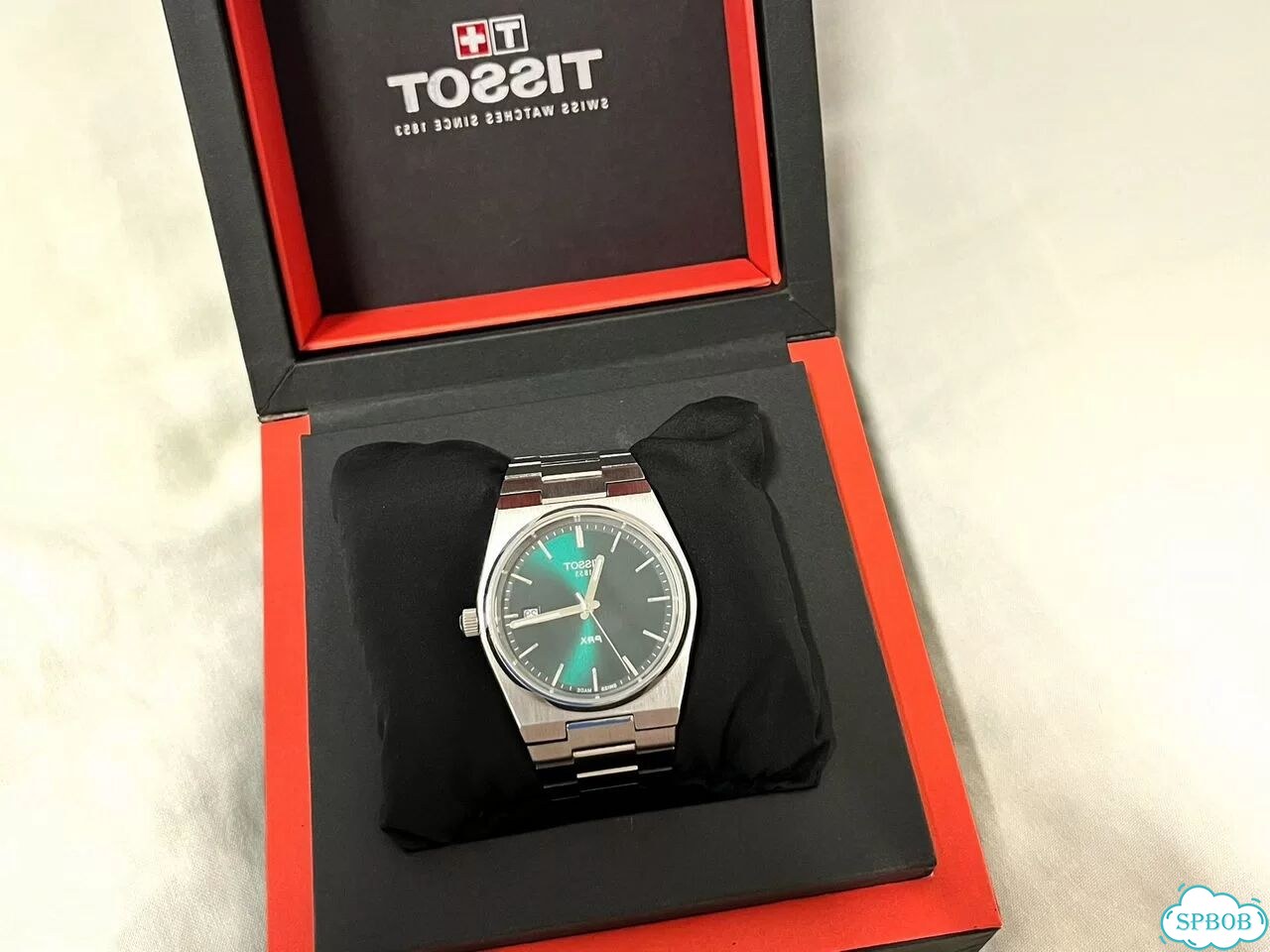 Часы Tissot prx зеленые фото 1