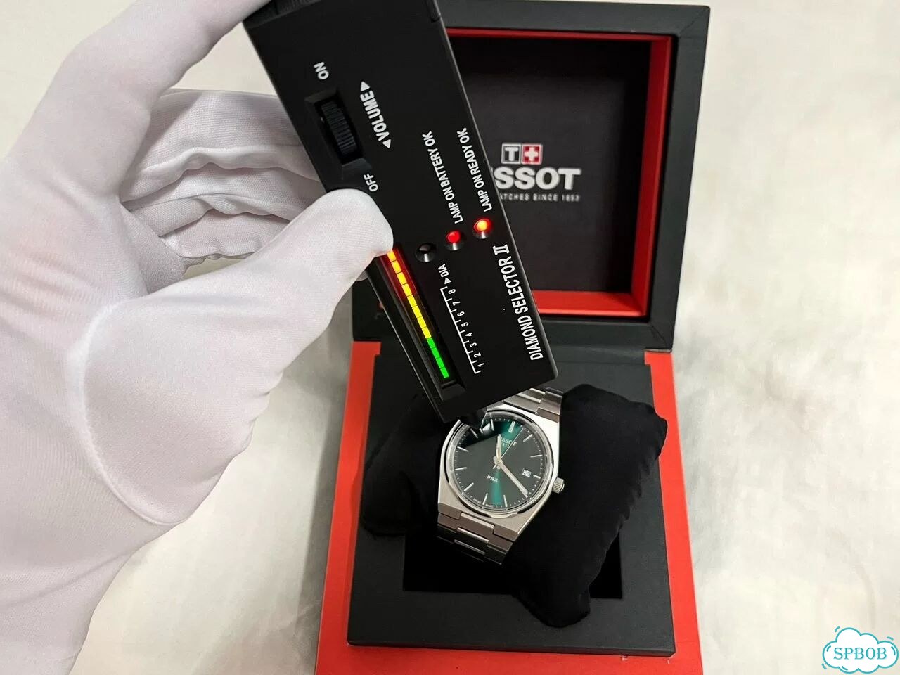 Часы Tissot prx зеленые фото 4