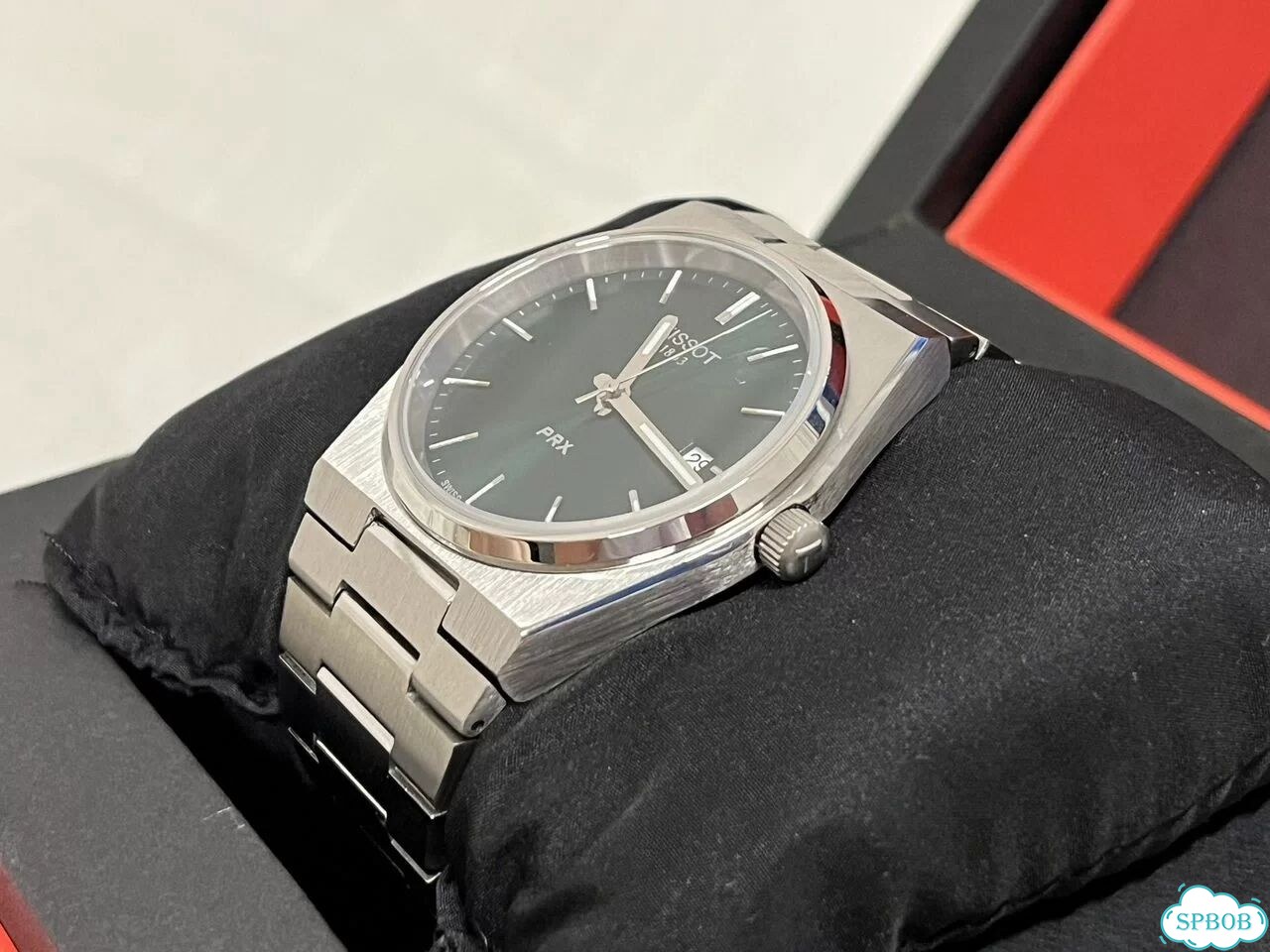 Часы Tissot prx зеленые фото 5
