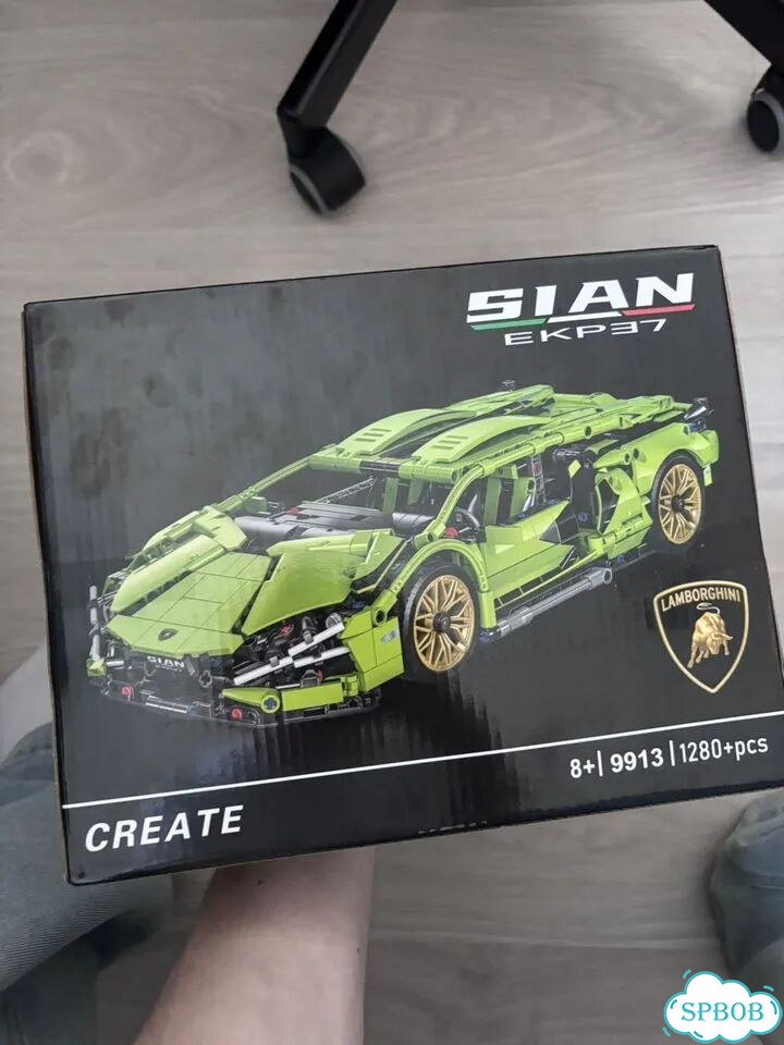 Конструктор lamborgini Sian -1280 деталей фото 3