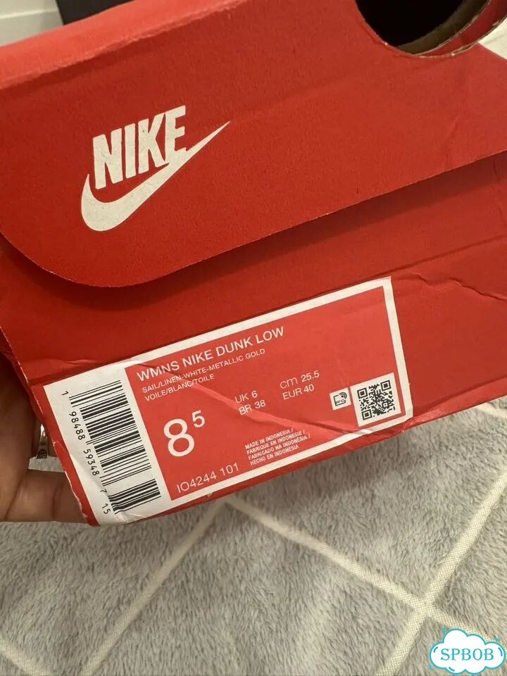 Кроссовки оригинал Nike Dunk Low соль и лён фото 5