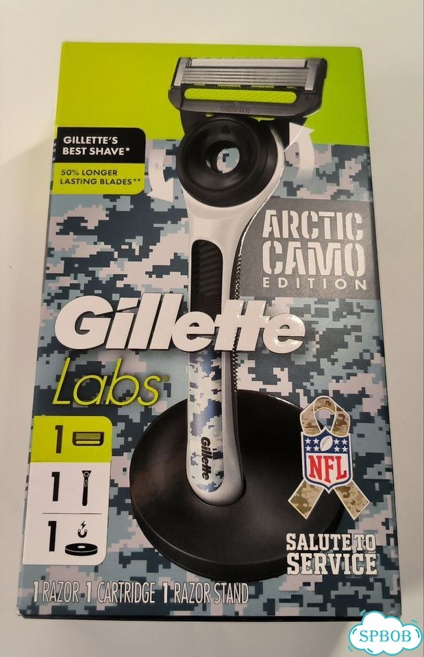 Gillette labs Arctic camo + подставка + кас.(USA) фото 1