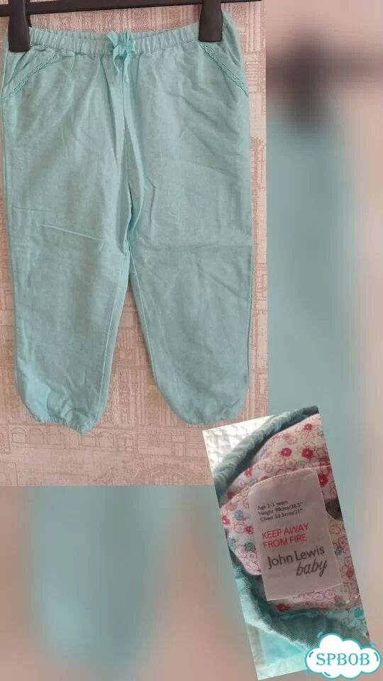 John Lewis летние брюки штаны для девочки 2-3 года фото 1