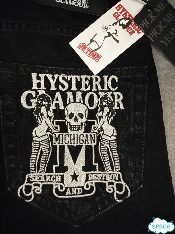 Джинсы Hysteric Glamour Baggy Lux (Чёрные) фото 4