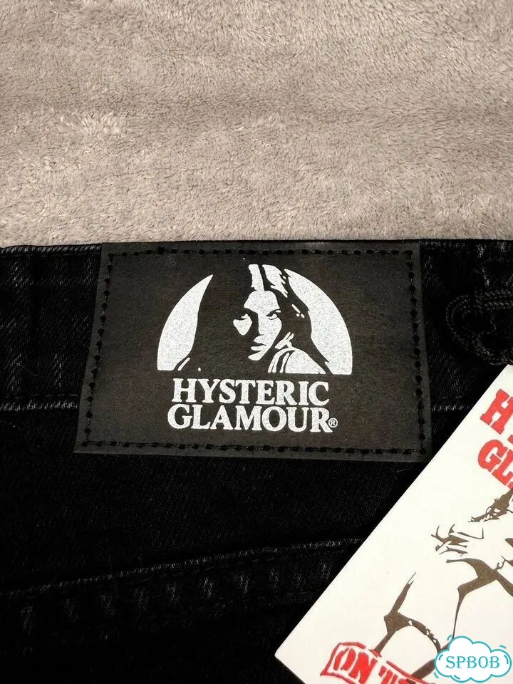 Джинсы Hysteric Glamour Baggy Lux (Чёрные) фото 6
