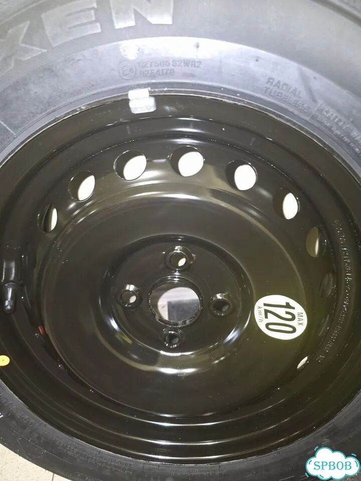 Шина запаска на kia rio r15, нулёвая фото 4