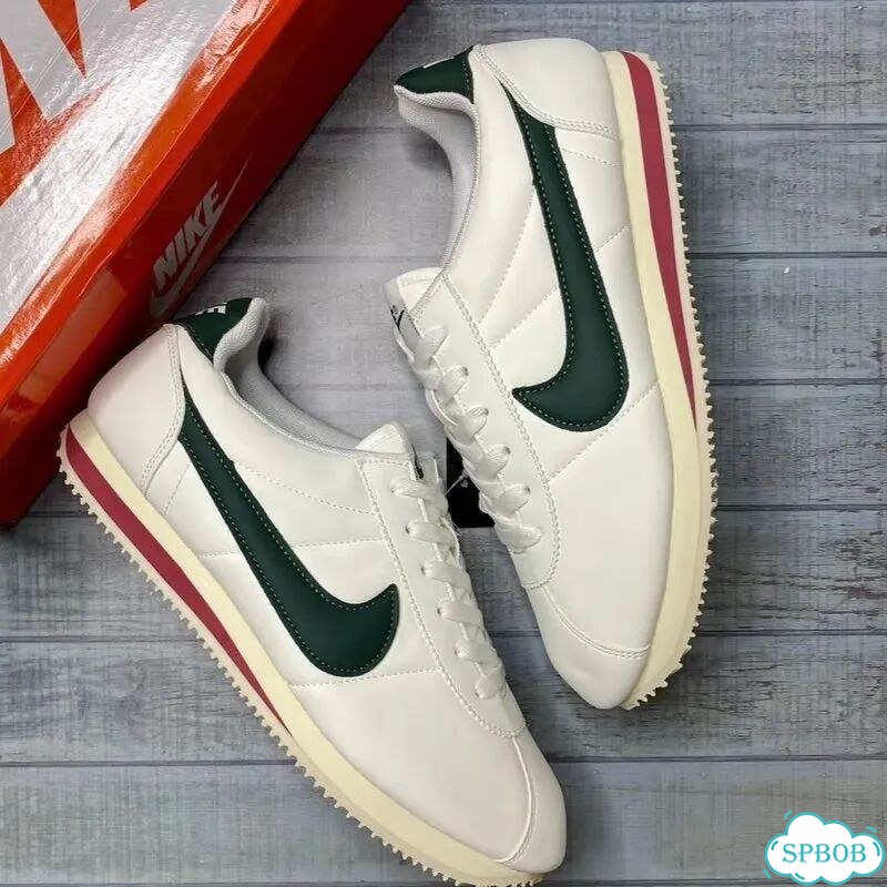 Кроссовки мужские nike cortez бело зеленый фото 1