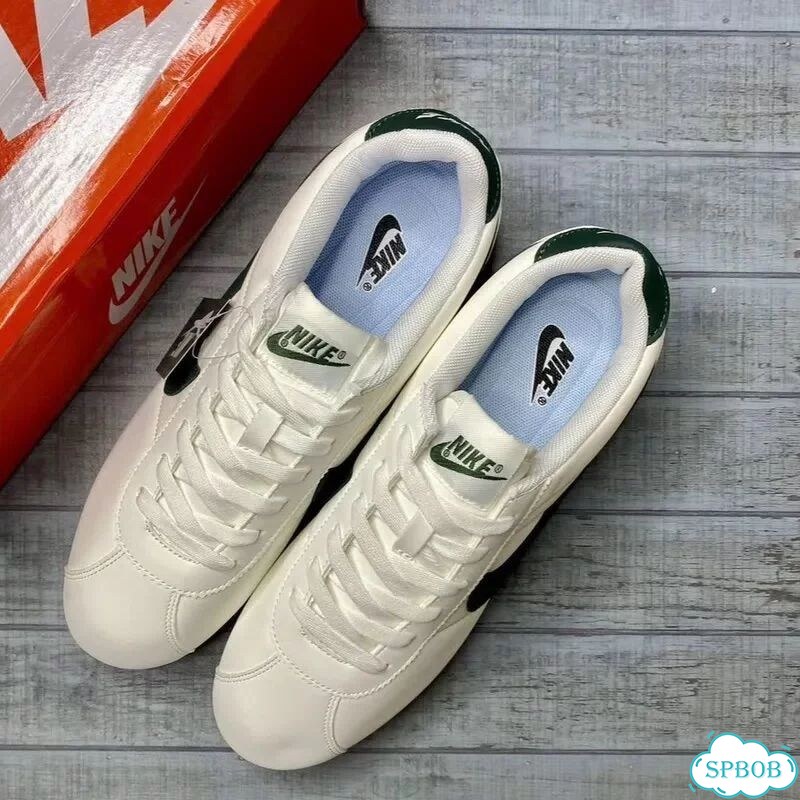 Кроссовки мужские nike cortez бело зеленый фото 2