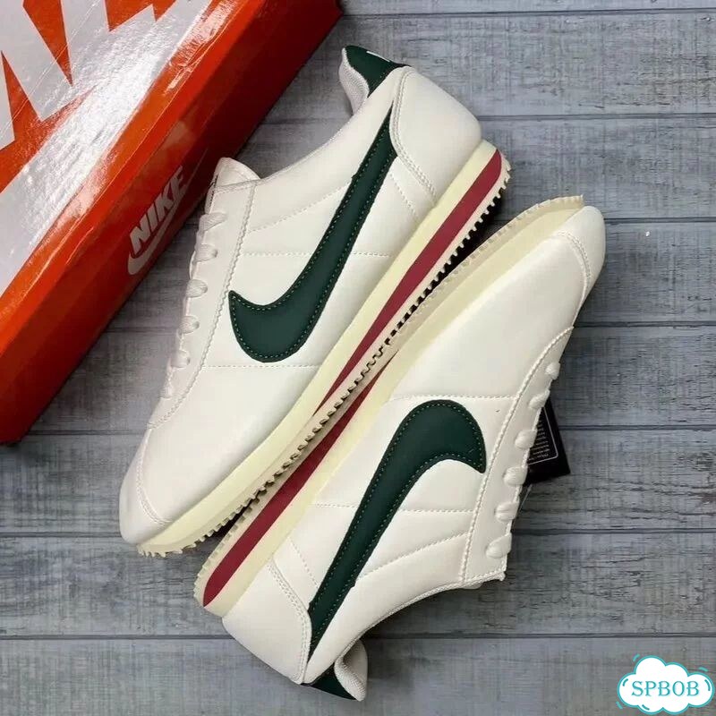 Кроссовки мужские nike cortez бело зеленый фото 3