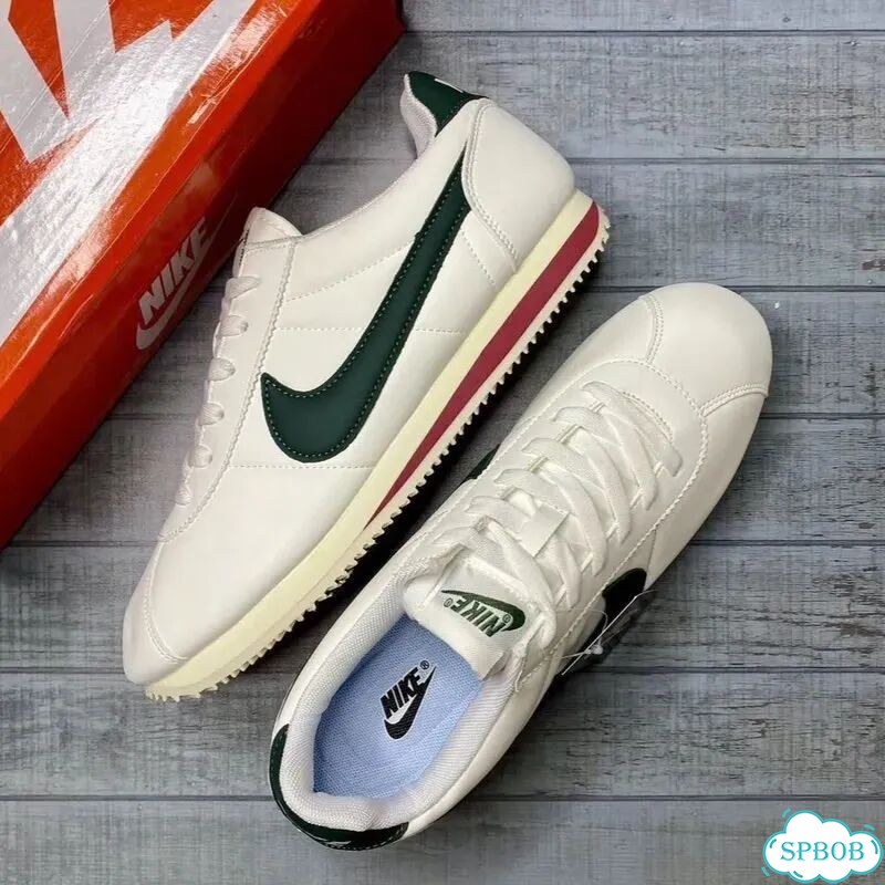 Кроссовки мужские nike cortez бело зеленый фото 4