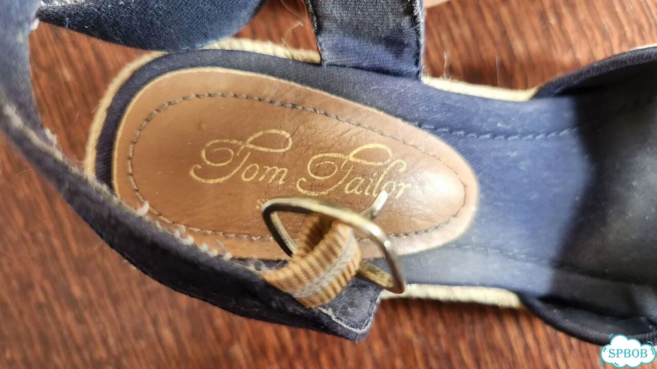 Босоножки Tom Tailor 36 размер хлопок фото 5