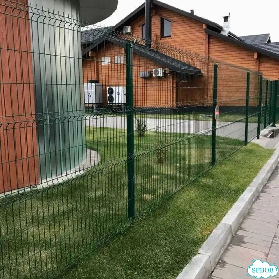 Забор сетка гиттер с установкой фото 9