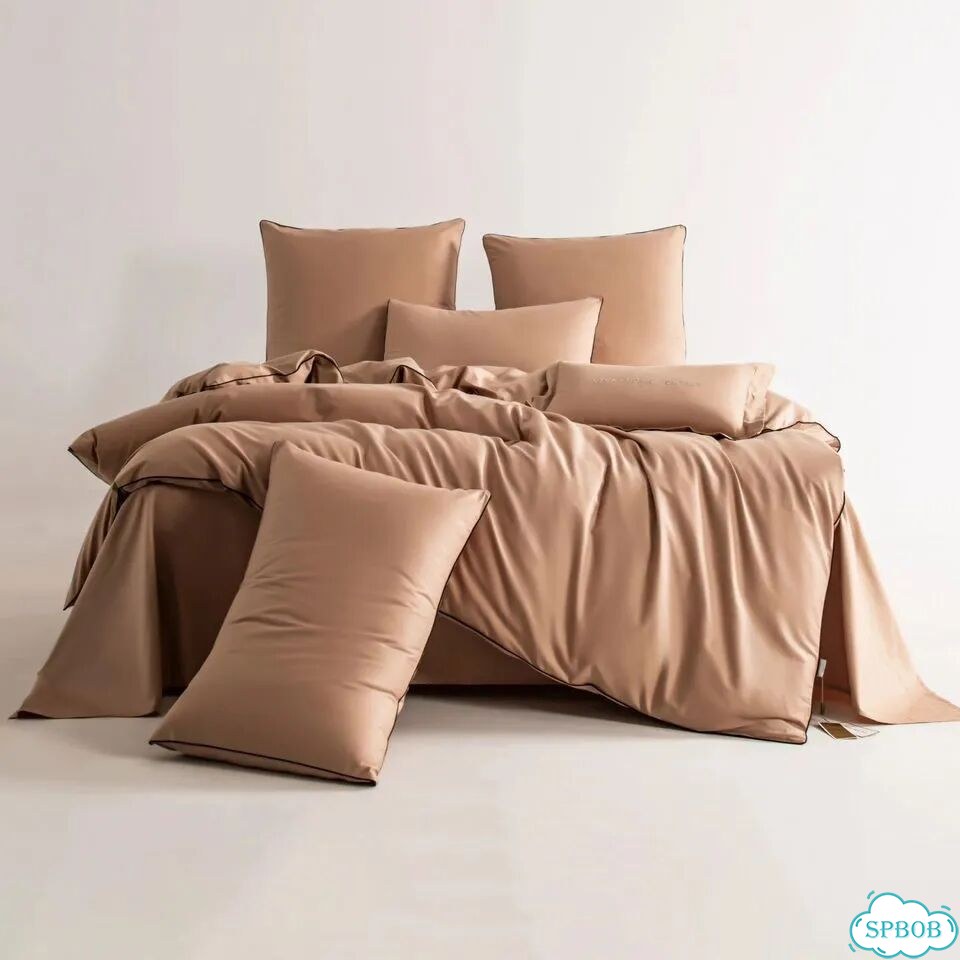 Комплект постельного белья OCE015 Caramel Silk фото 1