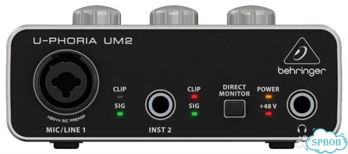 Аудиоинтерфейс Behringer UM2 (арт. 373208) фото 1