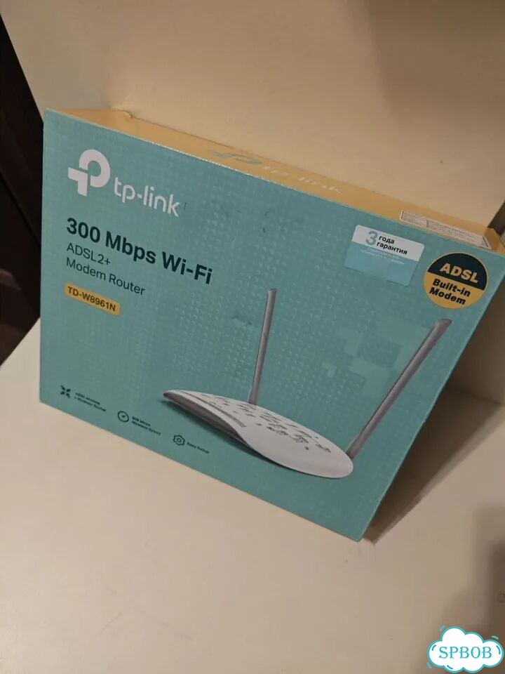 Роутер adsl TP-link TD-W8961N фото 1