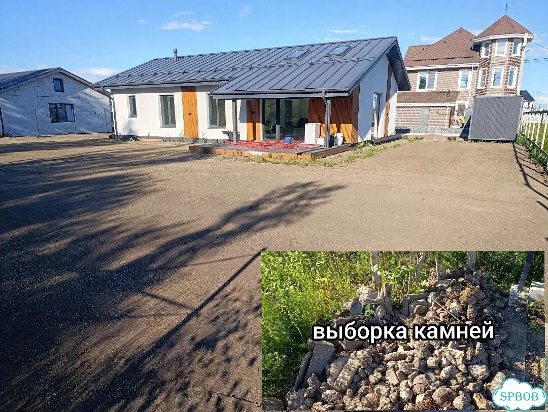 Выравнивание участка мини трактором фото 10