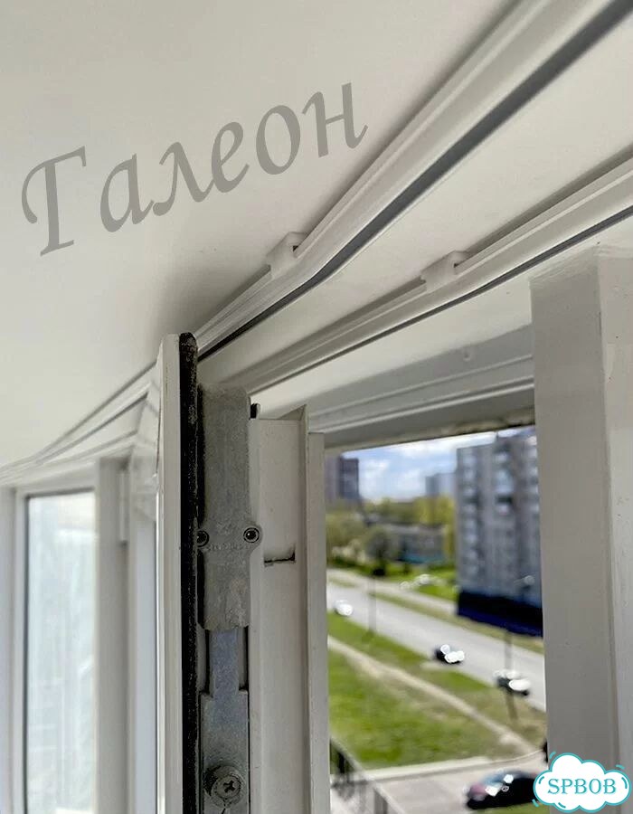 Угловой карниз для штор - угол, арка на заказ фото 5