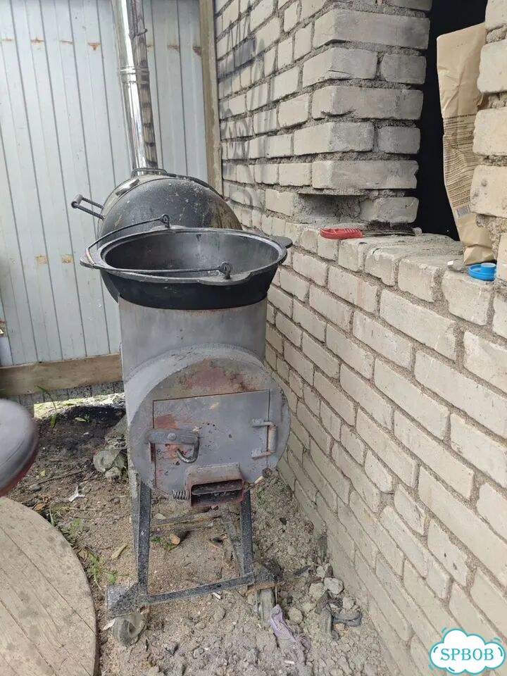 Смокер гриль BBQ под заказ с печью под казан фото 8
