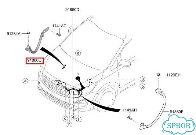Провод массы Kia Carnival YP D4HB 2018 фото 3
