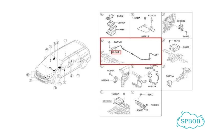 Антенна Kia Carnival YP D4HB 2018 фото 3