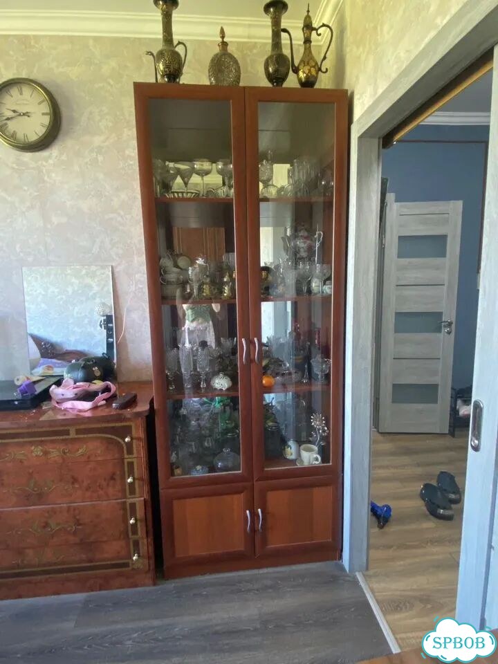 Шкаф-витрина для посуды (Сервант) 220х90х44 см фото 1