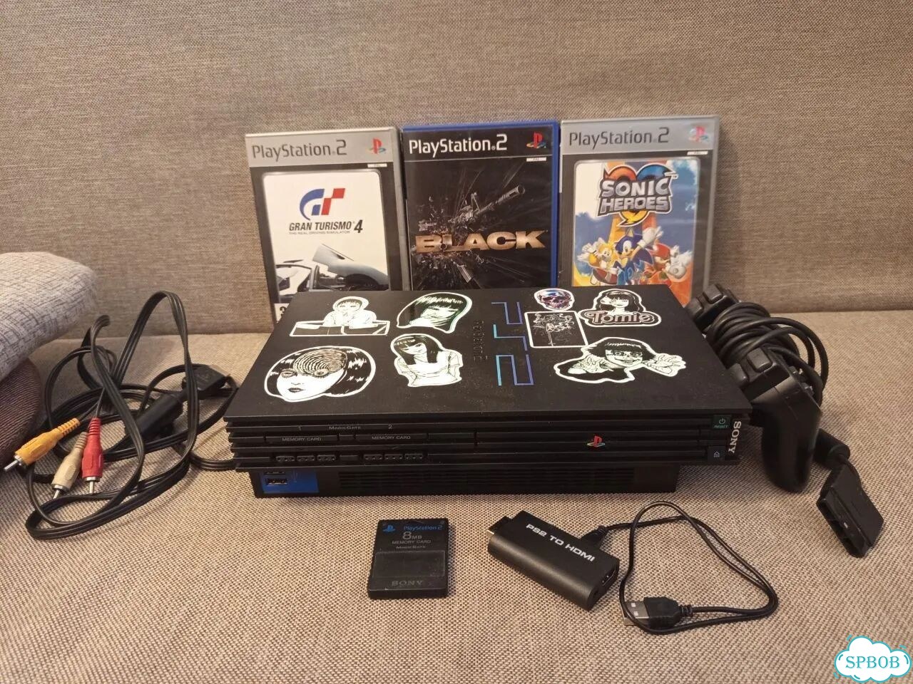 Консоль PS2 fat лицензия PAL с дисками фото 1
