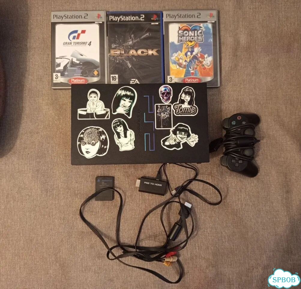 Консоль PS2 fat лицензия PAL с дисками фото 2