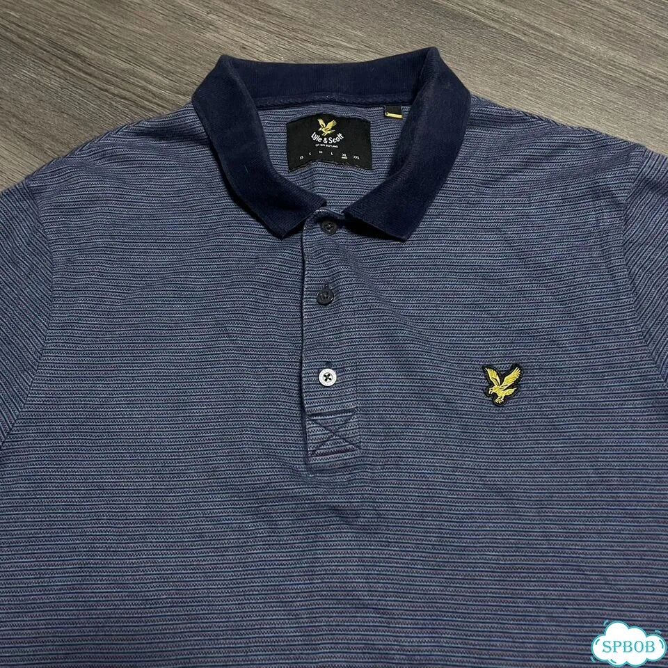 Lyle scott поло в полоску L-XL фото 2
