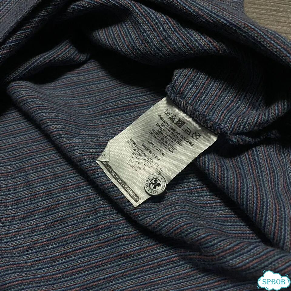 Lyle scott поло в полоску L-XL фото 5