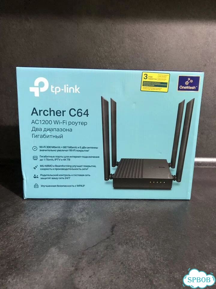 Wi-Fi роутер Tp-Link Archer C64 фото 1