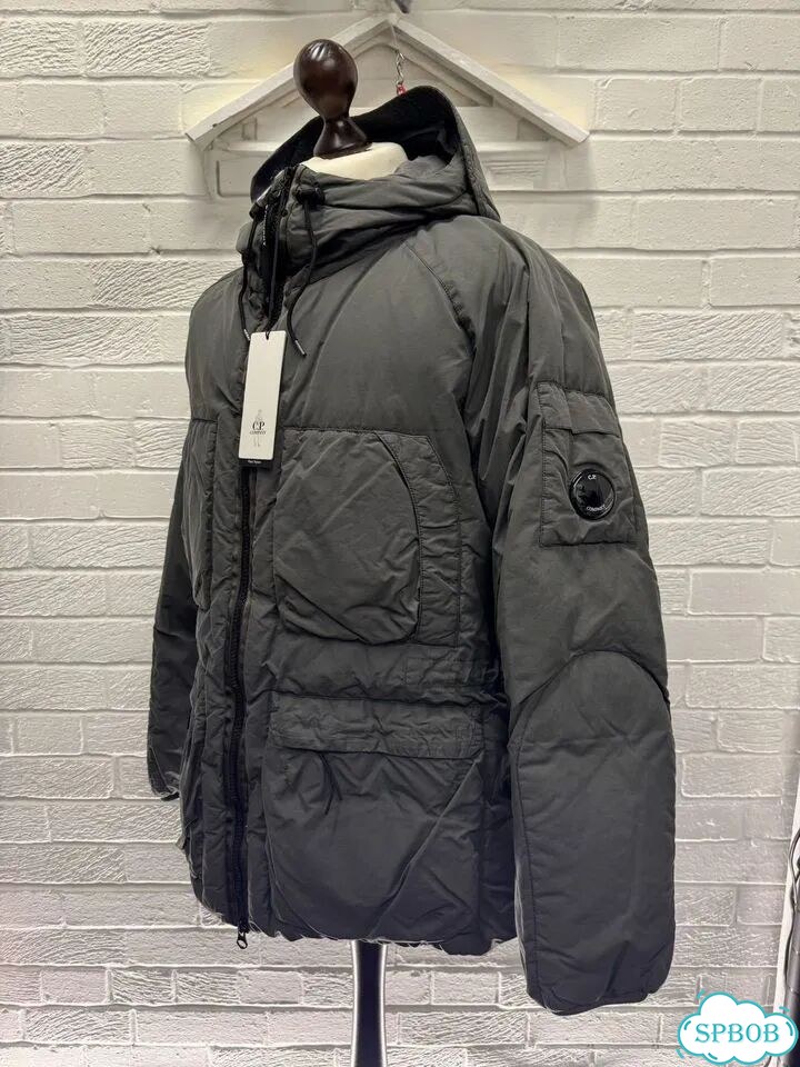 Парка C.P. Company Flatt Nylon Long Down Hooded фото 1