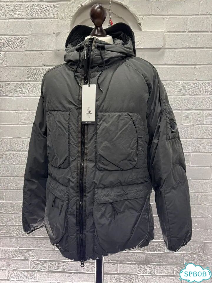 Парка C.P. Company Flatt Nylon Long Down Hooded фото 3